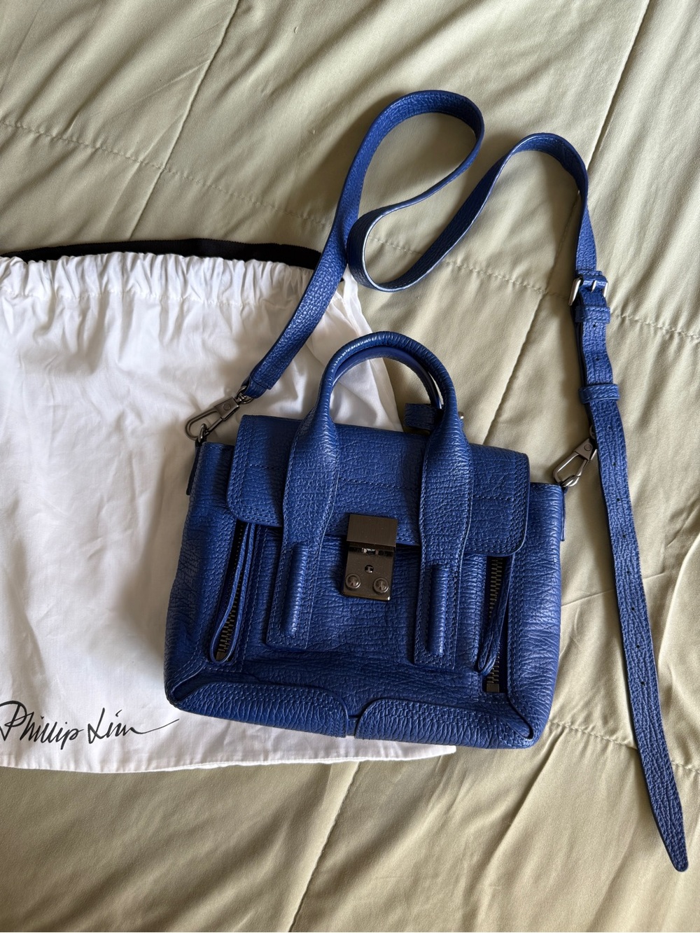 3.1 Phillip Lim Pashli Mini Satchel in Royal Blue